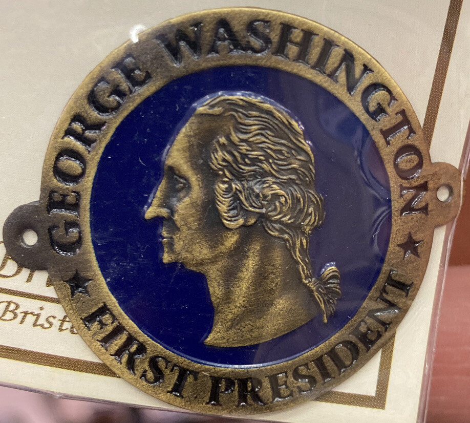 George Washington President Hiking Staff Stick Medallion NEW