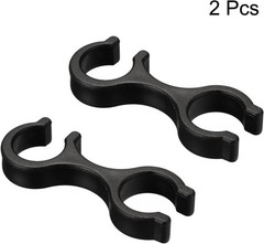 2Pcs Trekking Pole Clips – Durable Plastic Hiking Stick Connectors for Outdoo…