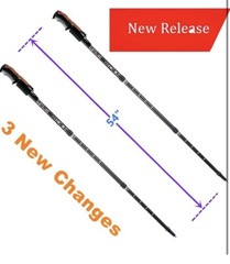 Walking Hiking Trail Stick Pair Of 2 Gateone Baochi Sticks