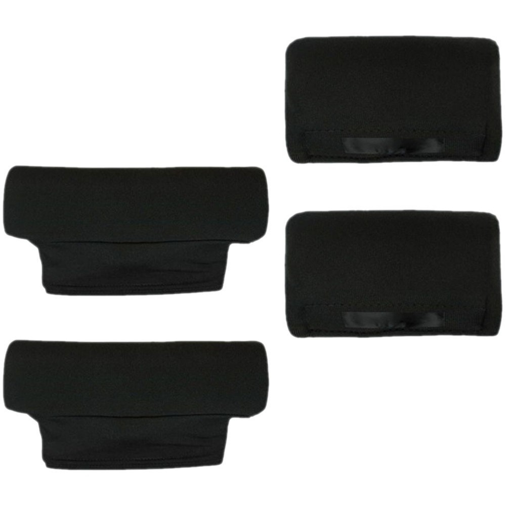 Crutch Pad Black Durable for Crutches Daily Use 1 Set 7.9x2x0.3in