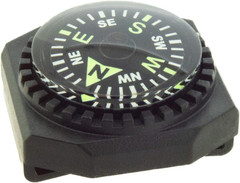 Slip-On Wrist Compass – Easy-To-Read Compass for Watch Band or Paracord Survival
