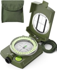Sportneer High-Precision Compass, Waterproof, with Strap and Carrying Case