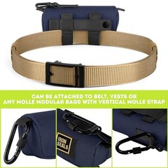 Extra Large Tactical Molle Sunglasses Case Anti-Shock Semi-hard Navy Blue