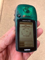 Garmin eTrex Venture Outdoor Handheld GPS w/ Manual,Box and cord Tested