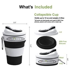Coffee & Tea to Go Go -Hot & Cold Collapsible Cup