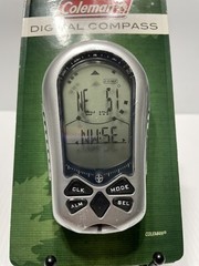 Coleman Electronic Digital Compass. Compass, Stopwatch, Thermometer, Alarm, etc.