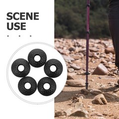15 Pcs Hiking Pole Parts Trekking for Camping Stick Accessories Protectors
