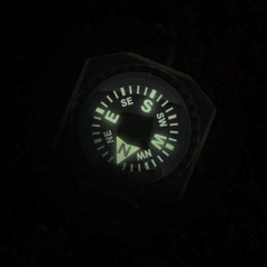 Sun Company Slip-On Wrist Compass – Easy-to-Read for Watch Band Black