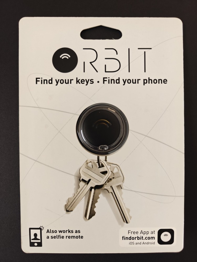 Orbit – Find Your Keys, Find Your Phone And Take A Selfie – Black