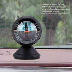 Black Car Clinometer Car Inclinometer Trucks Suitable for Cars JY