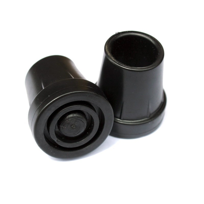 2pcs Walking Stick Foot Pads Crutch Tips Trekking Pole Tips Protectors