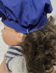 Doll Vinyl Doll Simba 46cm Sleep Eyes Maritime Vintage Excellent Condition