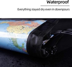 Waterproof Hiking Map Case with Clear Window and Removable Carry Strap