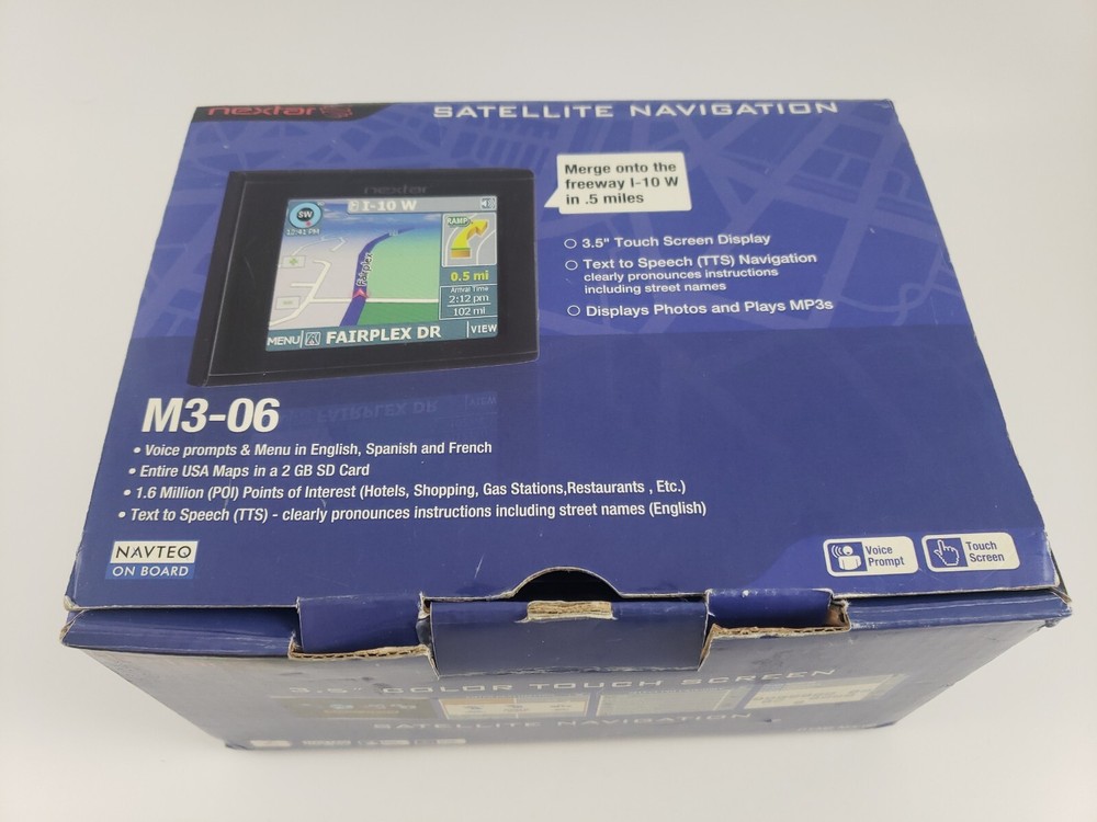Nextar M3-06 Handheld Satellite Navigation GPS TESTED