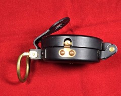 Vintage Working LENSATIC Engineer COMPASS – 2″ Made in Japan – Glow In The Dark