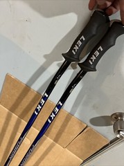 LEKI Fusion 5.0 Series TREKKING Hiking Walking Poles Sticks 48″ long Used