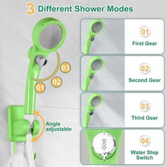 Adjustable Portable Shower for For camping 5 Levels Water Pressure System