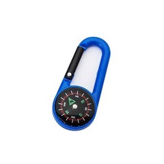Mini Carabiner Compass Keychain for Camping Hiking Backpack Survival Tool