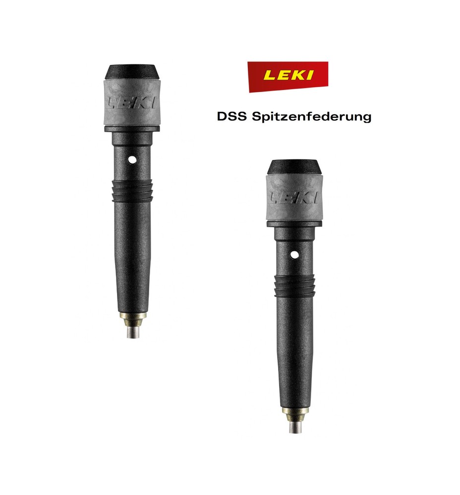 LEKI Dss Pointe de Rechange Spitzenfederung – pour Bâtons Randonnée 12mm Embase