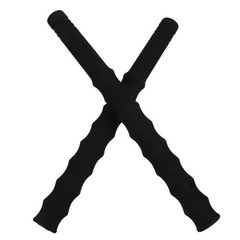 2Pcs Durable Sponge Trekking Pole Handles Non Slip Grip for Hiking Sports Black