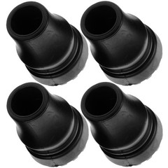 4pcs Trekking Pole Tip Replacement Crutch Foot Cover Anti- Cane Foot Pad