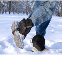 Waterproof Nylon Ankle Gaiters Adjustable Fit for Outdoor Hiking Running