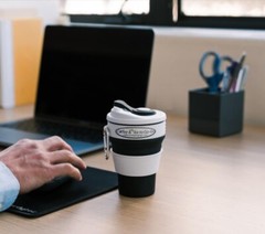 Coffee & Tea to Go Go -Hot & Cold Collapsible Cup
