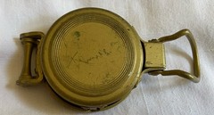 Vintage Lensatic Engineer Directional Compass Brass/Military? Liquid Filled Edge