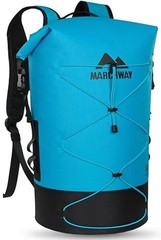Floating Roll Top Dry Bag, Flexible Lightweight TPU Waterproof 30L Blue