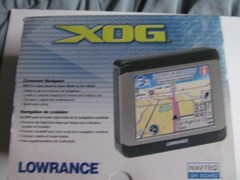 Lowrance XOG GPS Crossover Navigator w/ Charge Cord , Mount & Manual