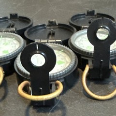 Engineer Directional Sighting Compass Lot Cosplay Steampunk Props