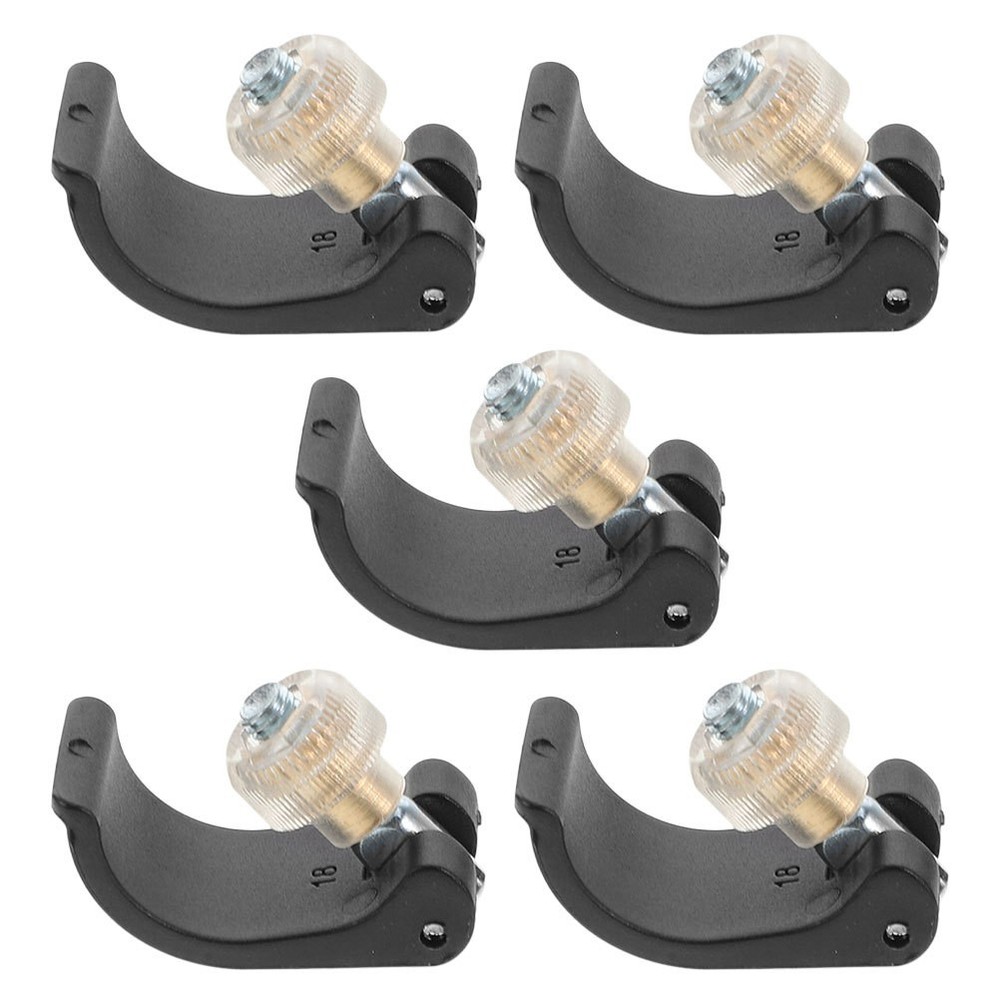 5Pcs Reusable Nylon Trekking Pole Lock Fasteners with Screws for Walking Stick
