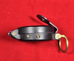 Vintage Working LENSATIC Engineer COMPASS – 2″ Made in Japan – Glow In The Dark