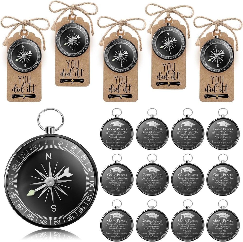 2025 Inspirational Graduation Gifts Engraved Compass for Middle Senior Colleg…
