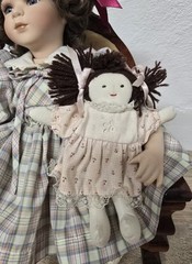 Artist doll porcelain doll 35 cm collector rarity Vintage