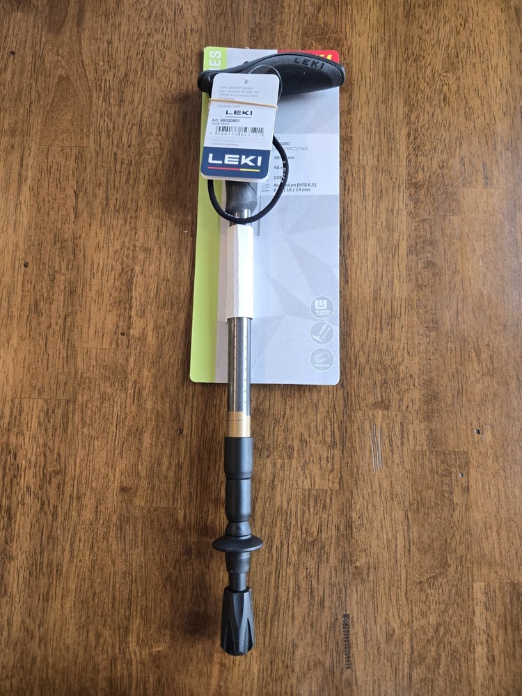 LEKI Super Micro Aluminum Adjustable Lightweight Walking Cane BRAND NEW