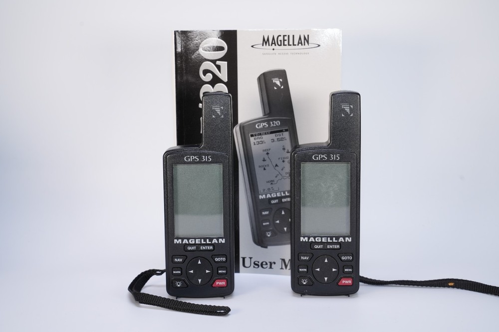 2X MAGELLAN GPS 315 PORTABLE GPS FISHING/HUNTING/HIKING/COMPING