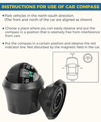 Car Compass Navigation System Automotive Compass Ball Auto Accessories Compass