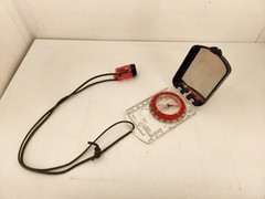 Orienteering Compass With Cover And Mirror Camping Hiking Survival Marching