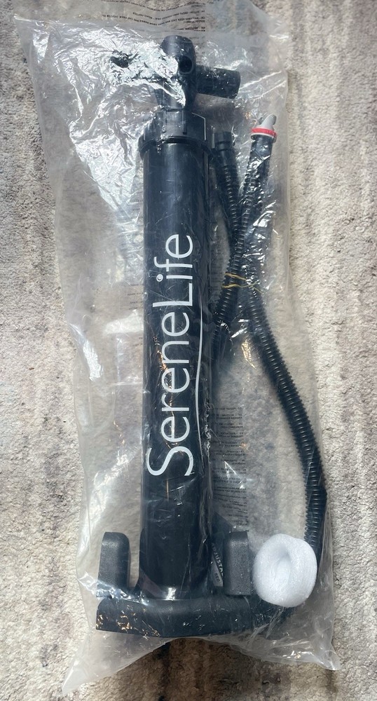 SereneLife Free-Flow Hand Powered Air Pump