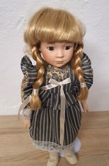 Artist doll porcelain doll 41 cm collector rarity vintage signed