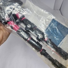Trail Buddy Ultra-Strong Aluminum & Cork Trekking Poles Hiking Poles Berry Pink