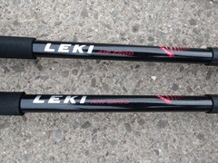 Leki Makalu Air Ergo Triple Spring Shock Absorbed Hiking Poles 110-140cm Walkin