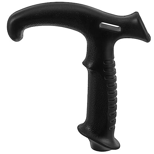 Cane Handle Grip Replacement T-Handle Walking Cane Grip Offset Plastic