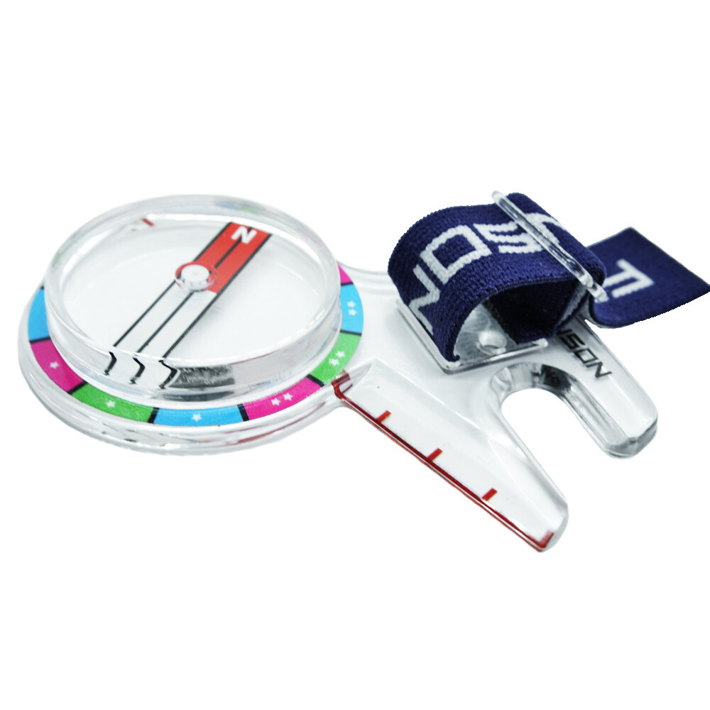 FRENSON X-FOREST COLORS compass for orienteering, balanced for MN magnetic zone