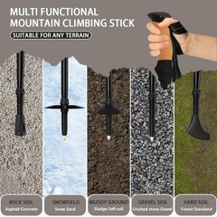 Hiking Poles with Cork Handle | Folding Hiking Poles Telescopic | Nordic Walking S…