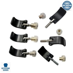6 Pack Trekking Pole Clamp Replacement Fastener Sets for Hiking & Camping