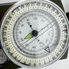 SE Military Lensatic And Prismatic Sighting Survival Emergency Compass And Pouch