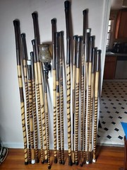 HUGE LOT O F ” 100 ” BAMBOO HIKING / WALKING STICKS FROM 48″ TO 60+”