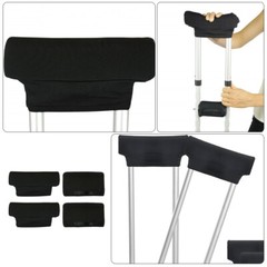 2 Pairs crutch accessories Pads Forearm Crutch Pads Replacment Cushion
